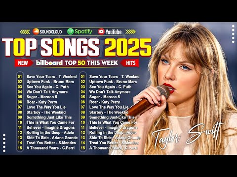 Bruno Mars, Adele, Ed Sheeran, Maroon 5, Rihanna, The Weeknd, Dua Lipa, Rihanna💎 Top 100 songs 2025