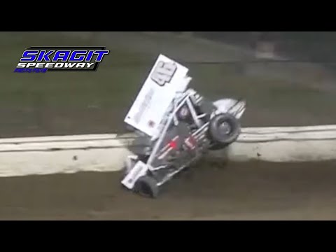 410 Sprint Car Feature | Dirt Cup Night 1 at Skagit Speedway - dirt track racing video image