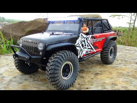 RC ADVENTURES - Rigid Industries Jeep JK - Axial SCX10 4x4 Radio Control Truck - UCxcjVHL-2o3D6Q9esu05a1Q