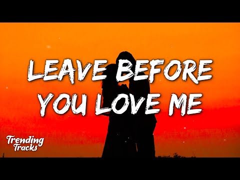 Marshmello x Jonas Brothers - Leave Before You Love Me (Lyrics)