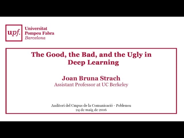 Deep Learning: The Good, The Bad, and The Ugly