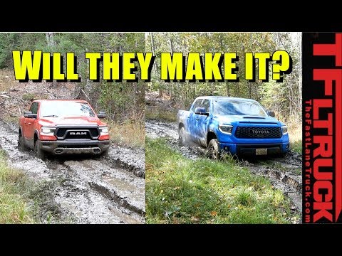 2019 Ram Rebel vs Tundra TRD Pro vs Mud: Which Can Cross The Deepest Goo? - UCO-85LYfB61OP4SRAgpfncw