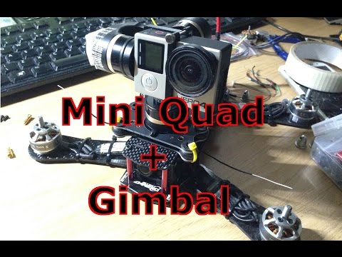 Mini Quad FPV - Feiyu Mini3D 3-Axis Camera Gimbal Test - Small Aerial Filming Platform - UCQ3OvT0ZSWxoVDjZkVNmnlw