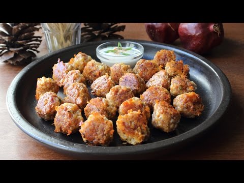 Sausage Cheese Balls - Cheesy Sausage Biscuit Balls Recipe - Party Food - UCRIZtPl9nb9RiXc9btSTQNw