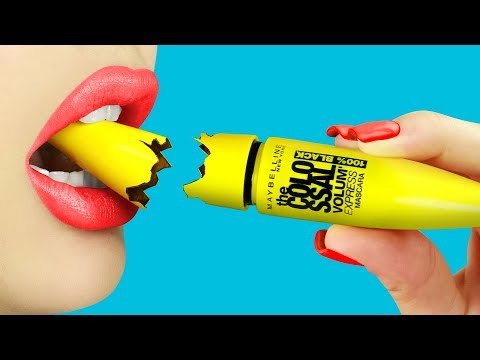 12 DIY Edible Makeup Ideas / Funny Pranks! - UCWwqHwqLSrdWMgp5DZG5Dzg