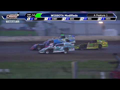 Casino Speedway 5/29/22 WISSOTA Modified Highlights - dirt track racing video image