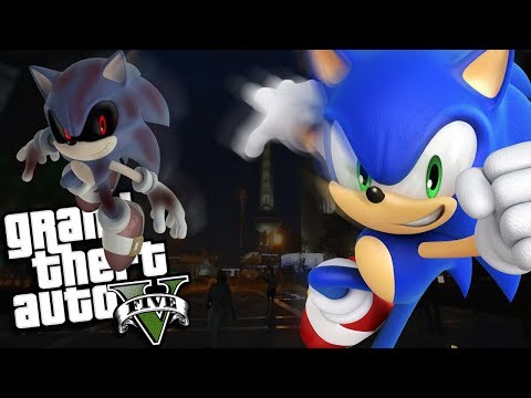 GTA 5 Mods - EVIL SONIC.EXE VS SONIC MOD (GTA 5 PC Mods Gameplay) - UCOrd4AWNd6lOgv0UWv84H2g