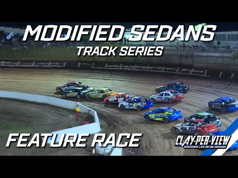 Modified Sedans | Schultz Sedan Spectacular Smackdown - Toowoomba - 23rd Oct 2021 | ClayPerView - dirt track racing video image