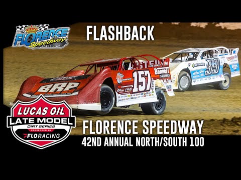 Lucas Oil Late Model Dirt Series | Flashback - Friday - 42nd #NorthSouth100 | Florence Speedway - dirt track racing video image