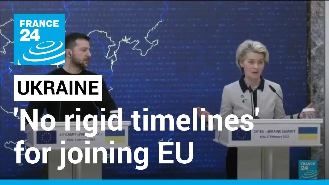 ‘No rigid timelines’ for Ukraine joining EU • FRANCE 24 English