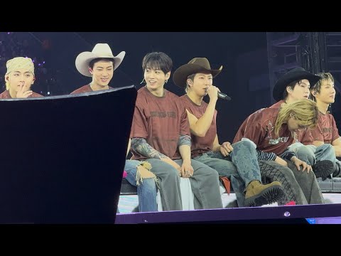 “Old Town Road” RM + Jungkook Spanish Ending Ment 260507 BTS Arirang Tour Mexico City Day 1 Concert