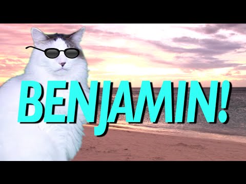 HAPPY BIRTHDAY BENJAMIN! - EPIC CAT Happy Birthday Song