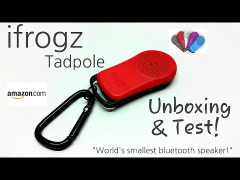 iFrogz Tadpole Bluetooth Speaker - World's Smallest Bluetooth Speaker 2014 - Unboxing & Test! - UCemr5DdVlUMWvh3dW0SvUwQ