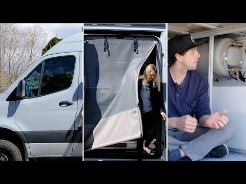 INNOVATIVER 4x4-VAN-UMBAU mit cleveren modularen Möbeln und hochmodernen WASSER- UND ELEKTROSYSTE...
