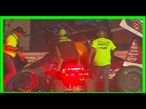 Tempers On The Speedway NARC 410 Sprints At Hanford - dirt track racing video image