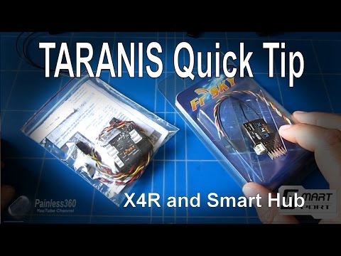 TARANIS Quick Tip - X4R Receiver (S-Bus and Smart Port) and Sensor Hub from Banggood.com - UCp1vASX-fg959vRc1xowqpw