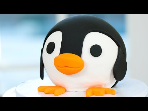 HOW TO MAKE A PENGUIN CAKE ft Zach King - NERDY NUMMIES - UCjwmbv6NE4mOh8Z8VhPUx1Q