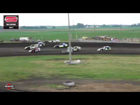 SportMod | Hancock County Speedway | 6-2-2023 - dirt track racing video image