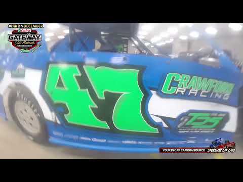 #47 Jack Sartain - 2022 Gateway Dirt Nationals - Modified - InCar Camera - dirt track racing video image