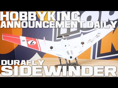 Durafly Sidewinder 1100mm FPV Race Wing - HobbyKing Announcement Daily - UCkNMDHVq-_6aJEh2uRBbRmw