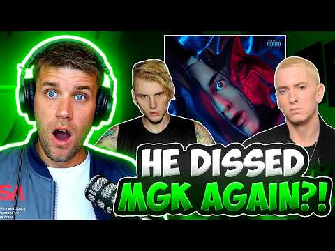 THE MGK BEEF ISN'T OVER?! | Rapper Reacts to Eminem - Bad One (FIRST REACTION)