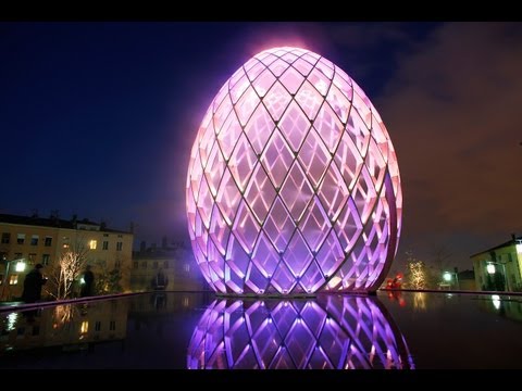 OVO - multisensory light art installation by ACT lighting design & Odeaubois