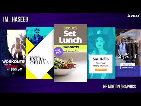 I will create professional instagram story ads - Slideshow Videos Services