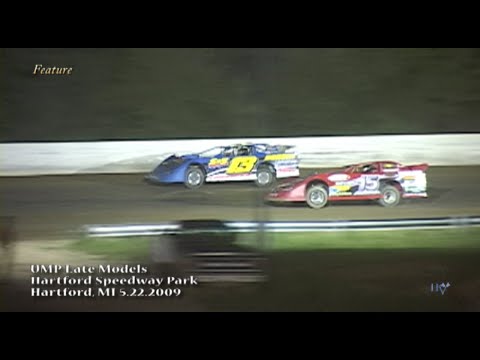 UMP Late Models - Hartford Speedway Park - Hartford, MI May 22, 2009 - dirt track racing video image