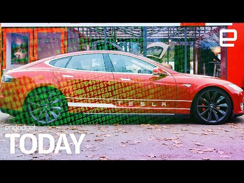 Tesla Model S stolen by thieves hacking the keyfob | Engadget Today - UC-6OW5aJYBFM33zXQlBKPNA