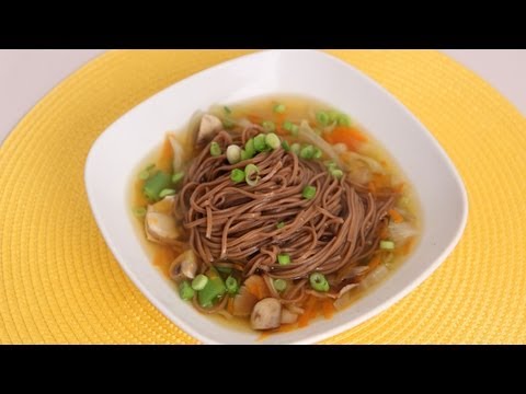 Quick Soba Noodle Soup Recipe - Laura Vitale - Laura in the Kitchen Episode 519 - UCNbngWUqL2eqRw12yAwcICg