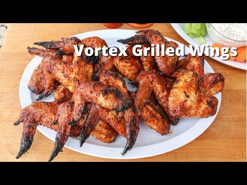 Vortex Grilled Chicken Wings | Chicken Wings Grilled On Weber Kettle with Vortex - UC--MxpGXJ3LVD8KvlNzRlcA