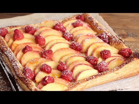 Super Simple Raspberry & Peach Tart | Ep. 1266 - UCNbngWUqL2eqRw12yAwcICg