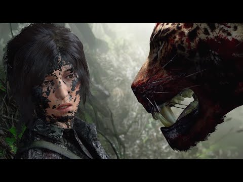 Shadow of The Tomb Raider - Jaguar Boss Fight (Tomb Raider 2018) PS4 Pro - UCfVhjM2_XVvO5eGbOK-MO0A