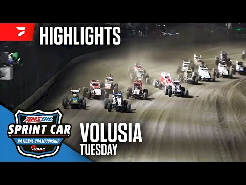 𝑯𝑰𝑮𝑯𝑳𝑰𝑮𝑯𝑻𝑺: USAC AMSOIL National Sprint Cars: Volusia Speedway Park | February 11, 2025 - dirt track racing video image