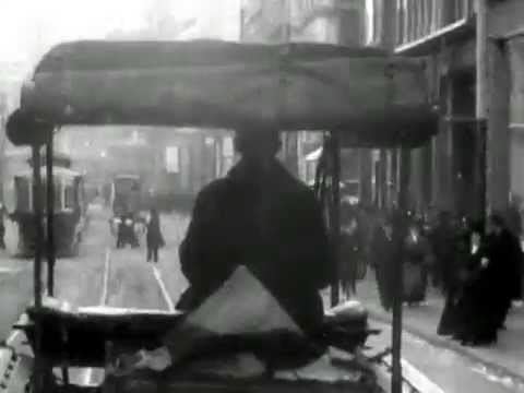 Boston by streetcar in 1903 video clip