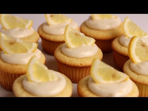 Homemade Lemon Cupcakes Recipe - Laura Vitale - Laura in the Kitchen Episode 368 - UCNbngWUqL2eqRw12yAwcICg