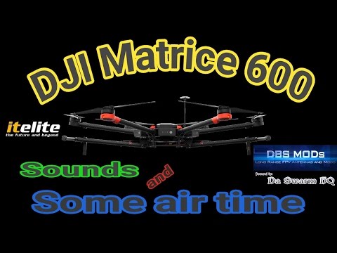 DJI Matrice 600 *Sounds* and Hover Test and Battery Issue sorted out - UCf-fkEbix-mFpZ_G566K4mQ