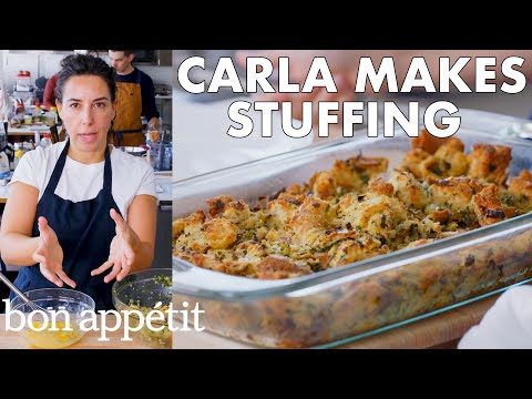 Carla Makes Thanksgiving Stuffing | From the Test Kitchen | Bon Appétit - UCbpMy0Fg74eXXkvxJrtEn3w