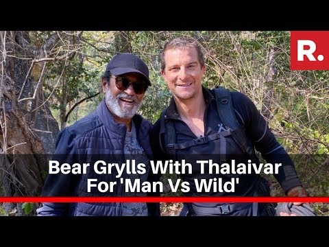 Video - India SPECIAL - First Look At RAJINIKANTH's 'Man Vs Wild' Out; Bear Grylls Makes PM Modi Reference #India #Tamilnadu #Karnataka