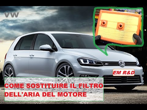 Come Sostituire Il Filtro Dell Aria Su Una Volkswagen Golf 7