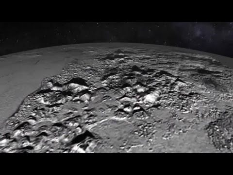 Fly Over Pluto's Mountains - UCftwRNsjfRo08xYE31tkiyw