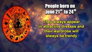 Basic Characteristics of people born between June 21st to June 24th
