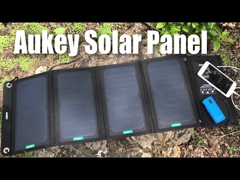 28W portable foldable Solar Panel Charger with USB ports by Aukey review - UCS-ix9RRO7OJdspbgaGOFiA