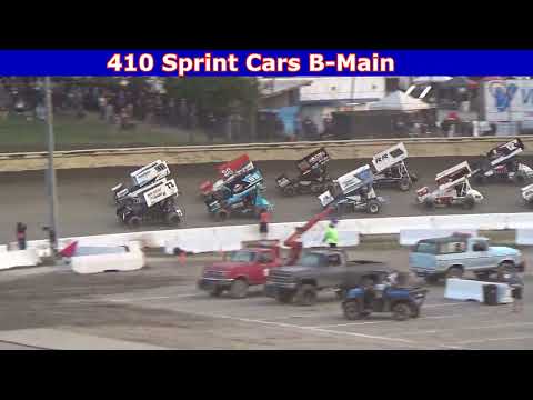 Skagit Speedway, Super Dirt Cup 2023 - Night 2, 410 Sprint Cars B-Main - dirt track racing video image