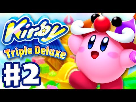 Kirby Triple Deluxe - Gameplay Walkthrough Part 2 - Level 2 Lollipop Land (Nintendo 3DS) - UCzNhowpzT4AwyIW7Unk_B5Q