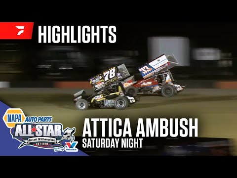 Attica Ambush Finale | All Star Circuit of Champions at Attica Raceway Park 8/30/25 | Highlights - dirt track racing video image