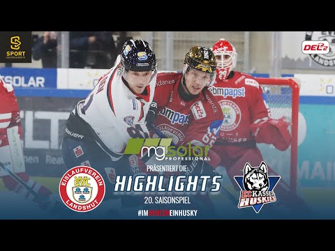 Highlights: 20. Saisonspiel - EV Landshut vs. Kassel Huskies