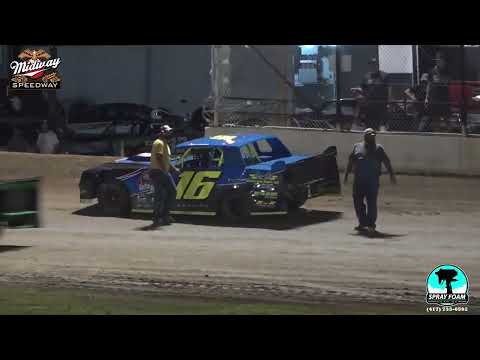 Feature Races - POWRi SUPER STOCKS $1,000 to WIN - Lebanon Midway Speedway   20 June 2025 - dirt track racing video image