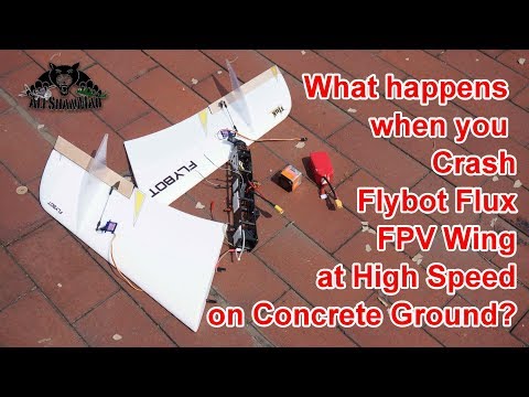 Aftermath of High Speed Crash FPV Flying Wing Crash in Concrete - UCsFctXdFnbeoKpLefdEloEQ