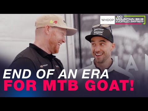 🐐 MTB GOAT Nino Schurter checks out his INSANE custom Spark RC bike ahead of last ever World Cup